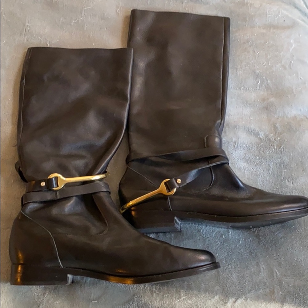 Ralph Lauren equestrian black boots Size 9.5